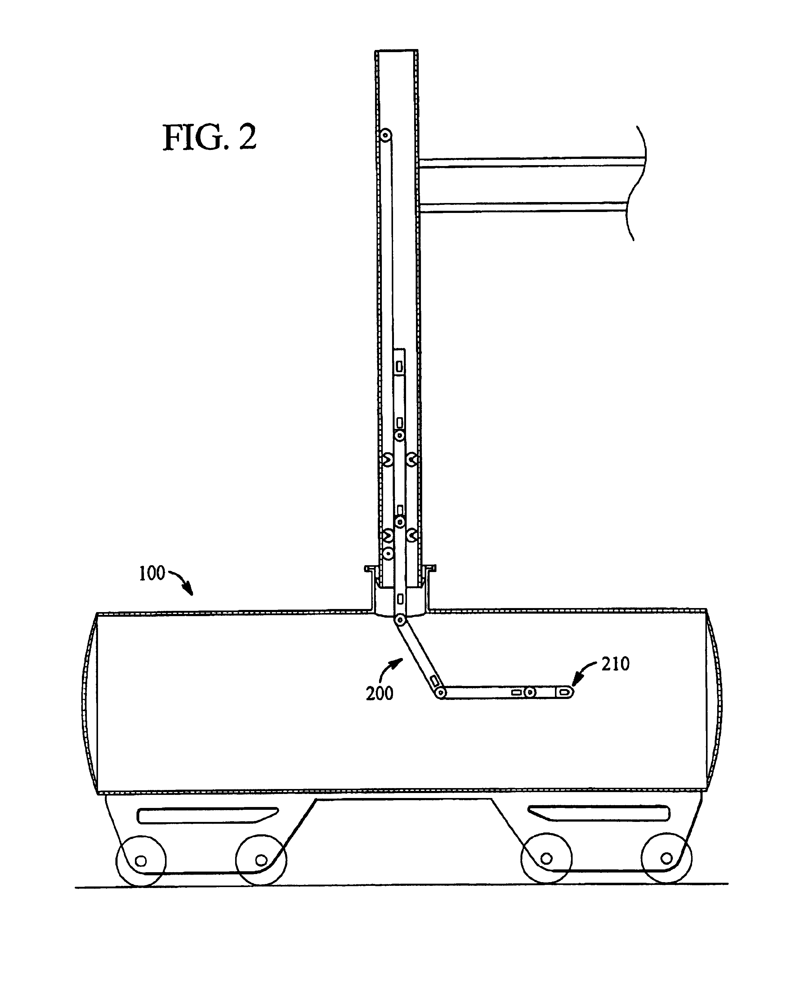 Method and arrangement for inspection and requalification of vehicles used for transporting commodities and/or hazardous materials