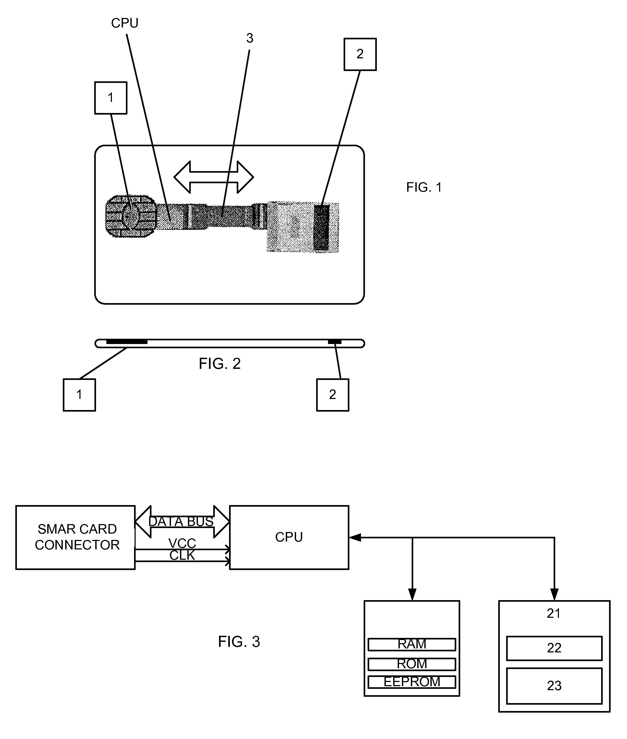Method for making a secure personal card and its working process