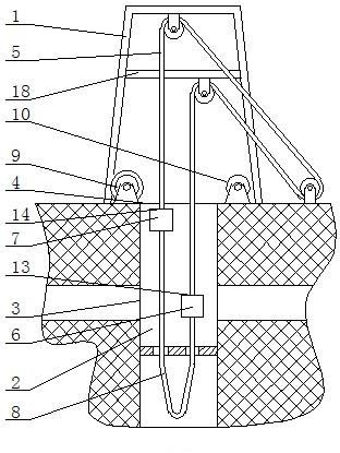 Process for replacing hoisting ropes