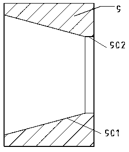 A test device for detecting friction performance of a joint bearing liner and its installation method