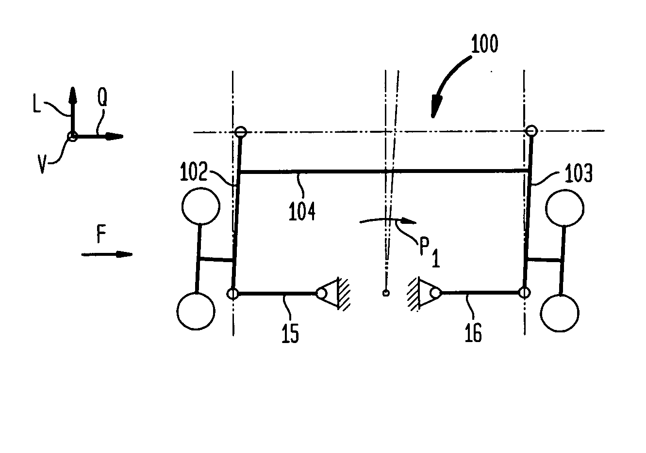 Torsion suspension