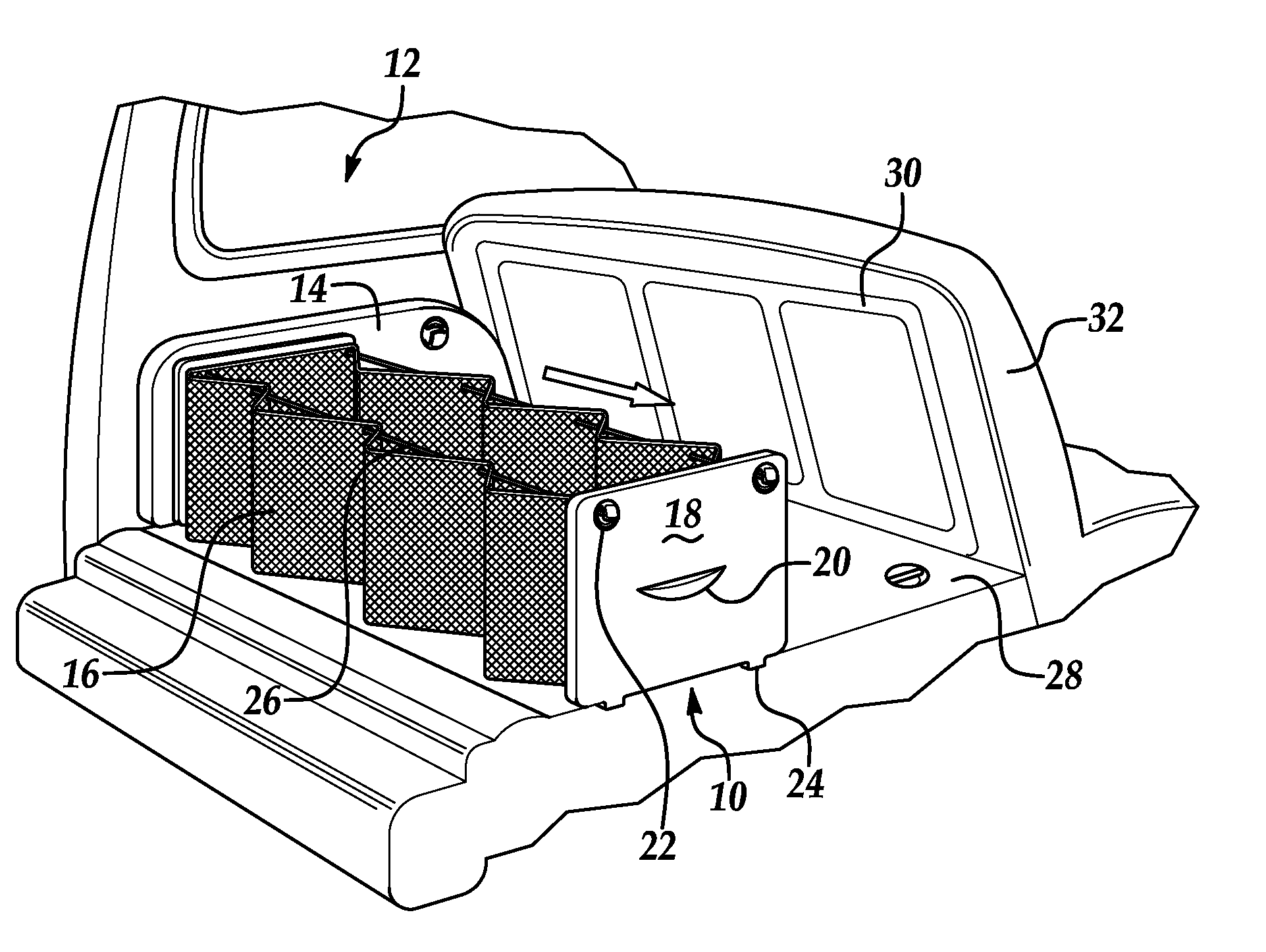 Integrated expandable cargo system for vehicles