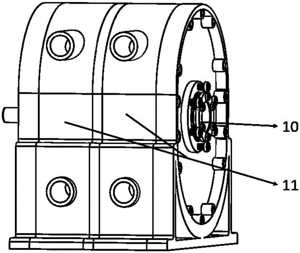 Double-cylinder eccentric rotary pump