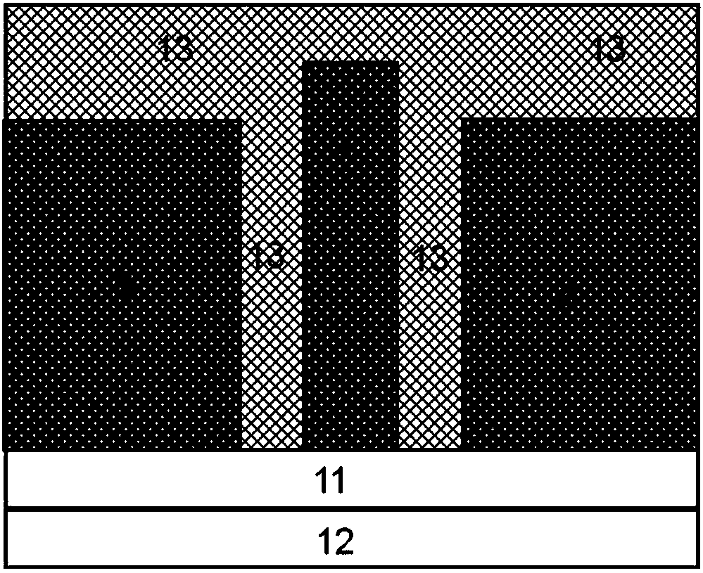 Double-selection conductive type dual-bracket grid-controlled source-drain variable resistance transistor and manufacturing method thereof
