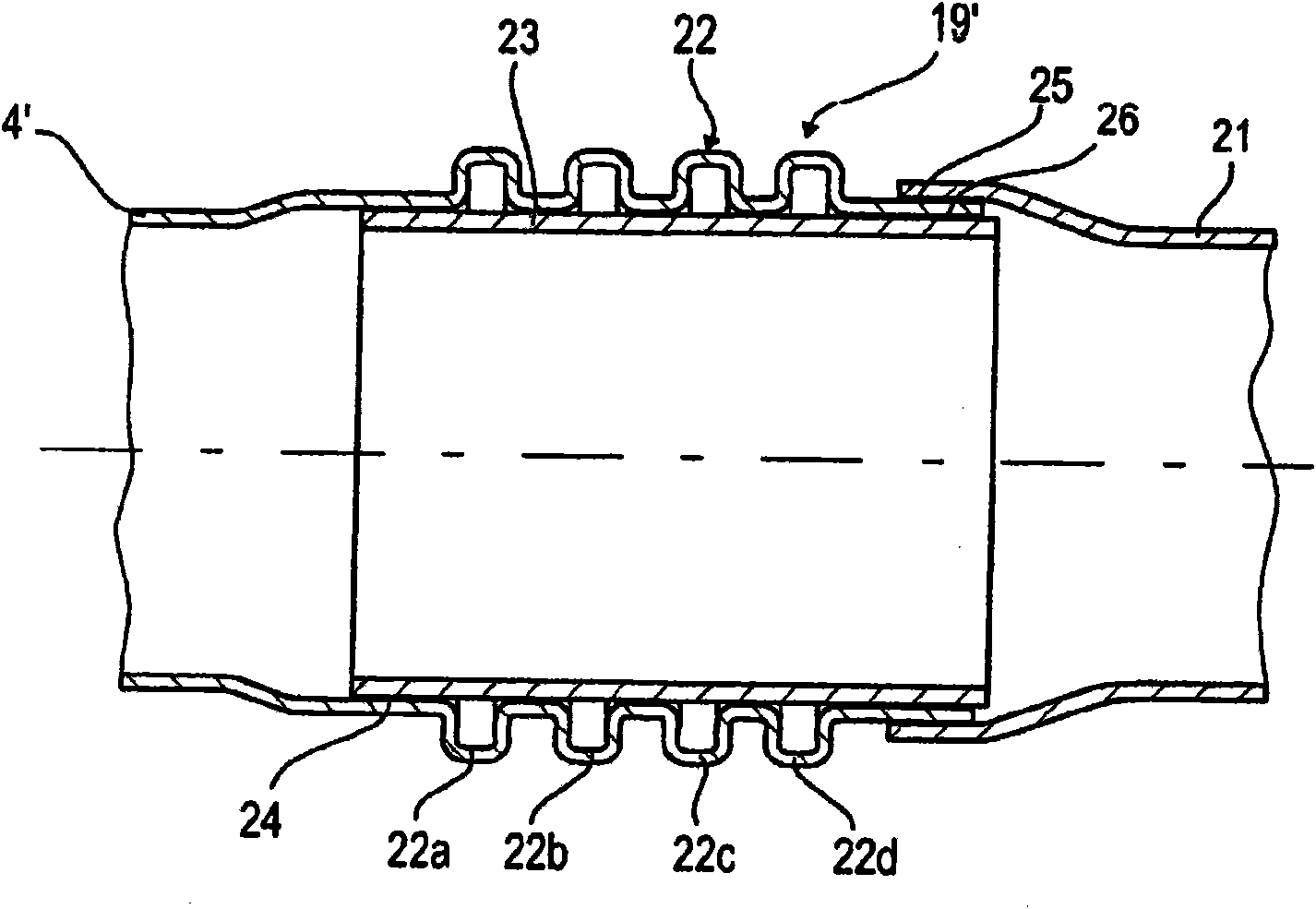 Exhaust manifold of an internal combustion engine
