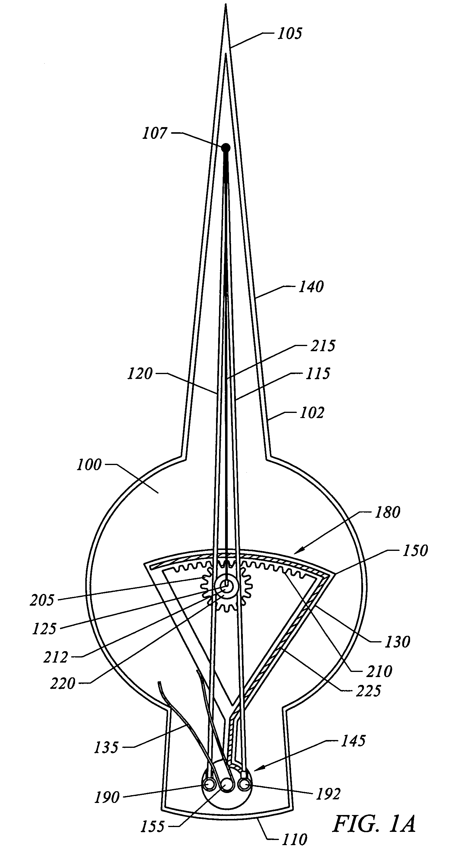 Gauge pointer with integrated shape memory alloy actuator