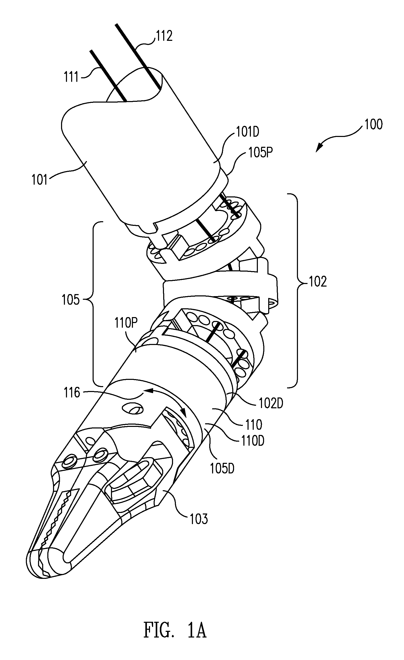 Roll joint and method for a surgical apparatus