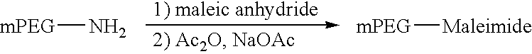 Novel preparation method of peg-maleimide derivatives