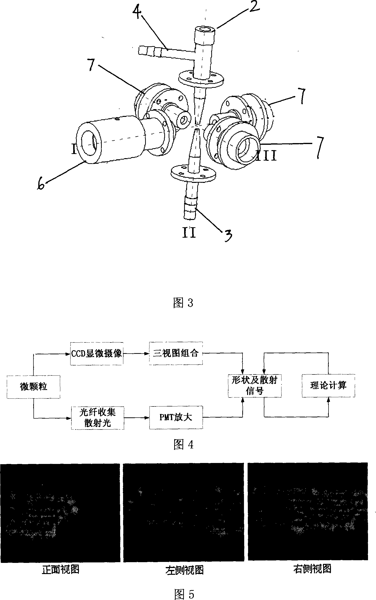 Device for monitoring micro-particles shapes and dispersion based on image