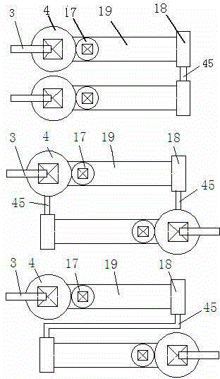 Heat-accumulation dividing-wall heating rotary kiln device
