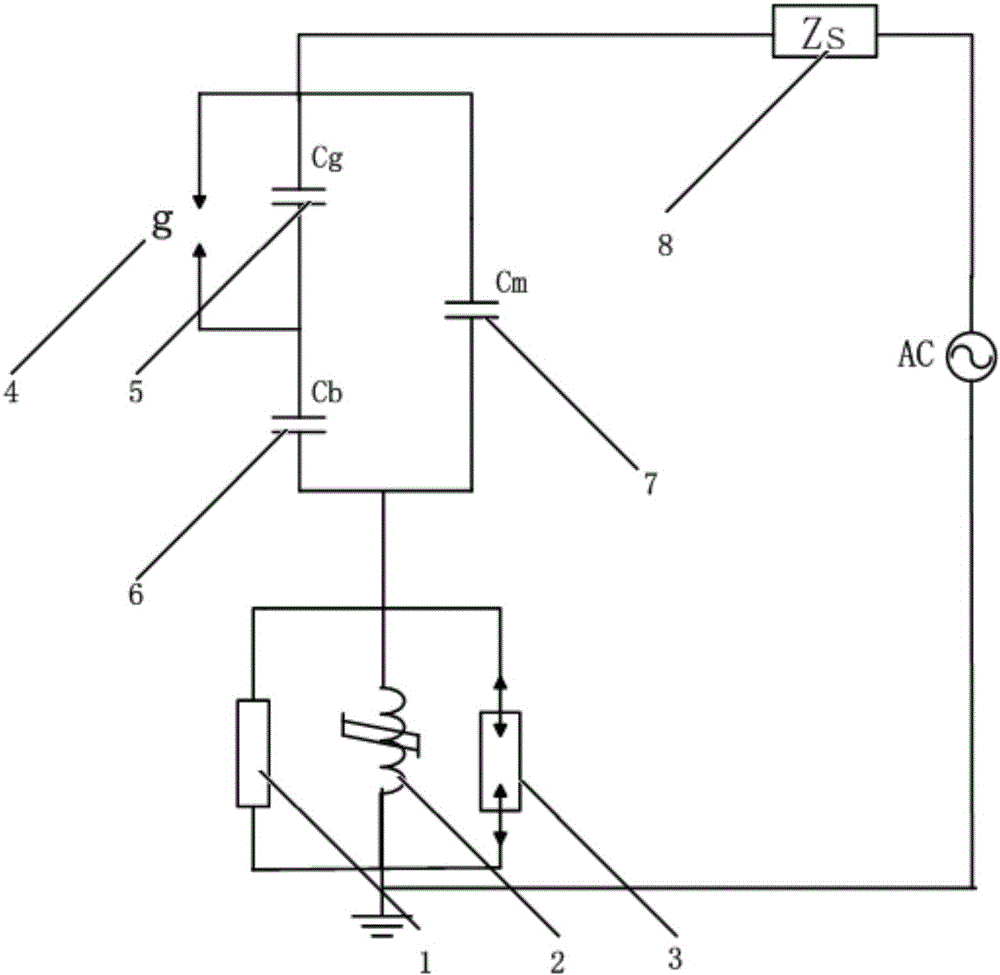 Partial discharge detection device and detection method for power cable voltage-withstand test