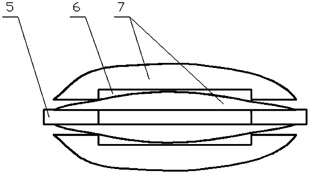 A water wheel type liquid circulation stirring device