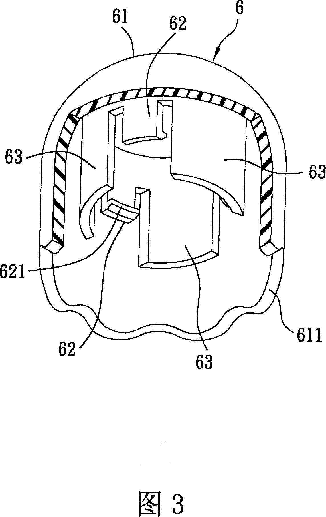 Safety stopper device of container for producing highly pressurised fluid