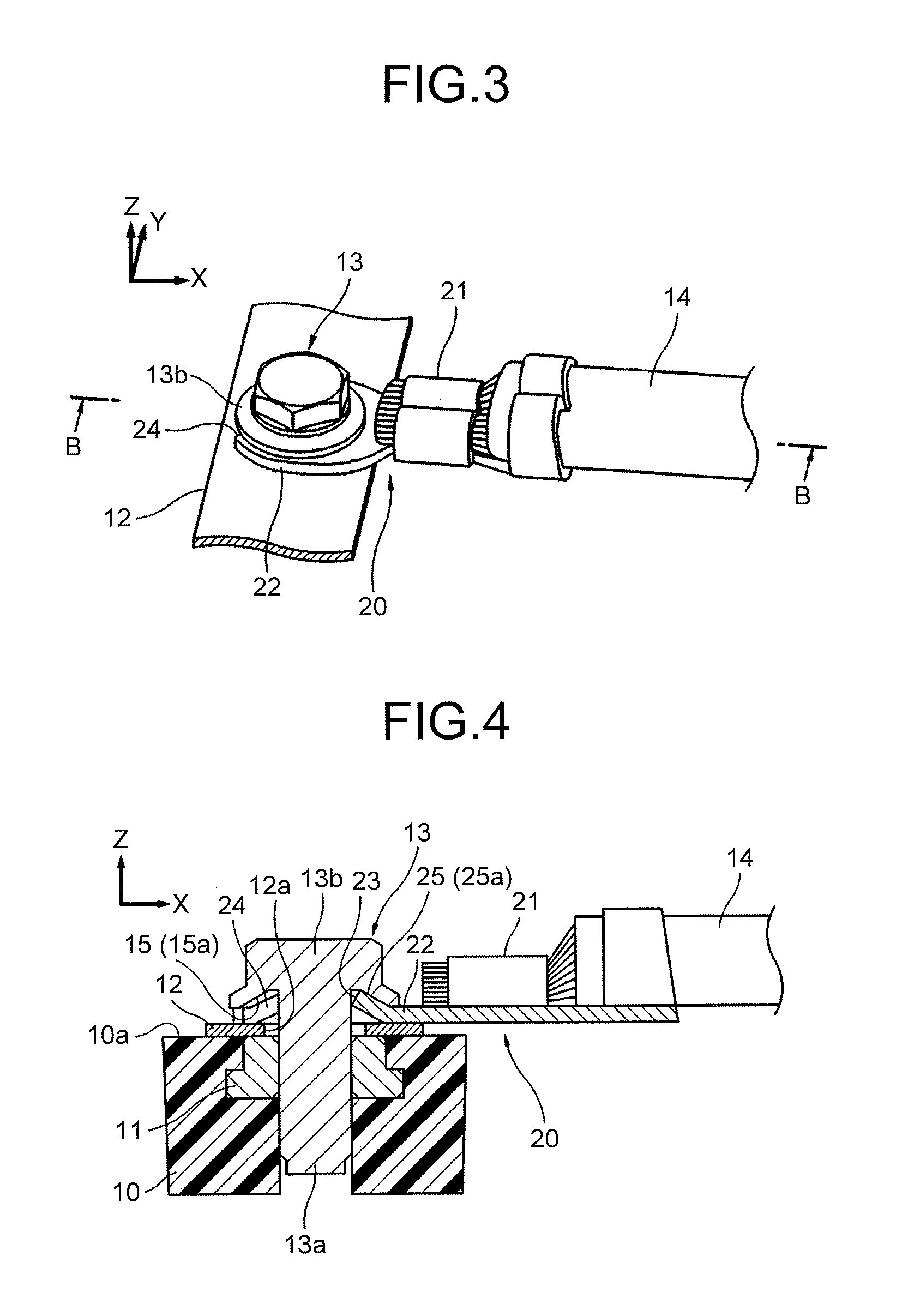 Connection structure for screw clamp terminal