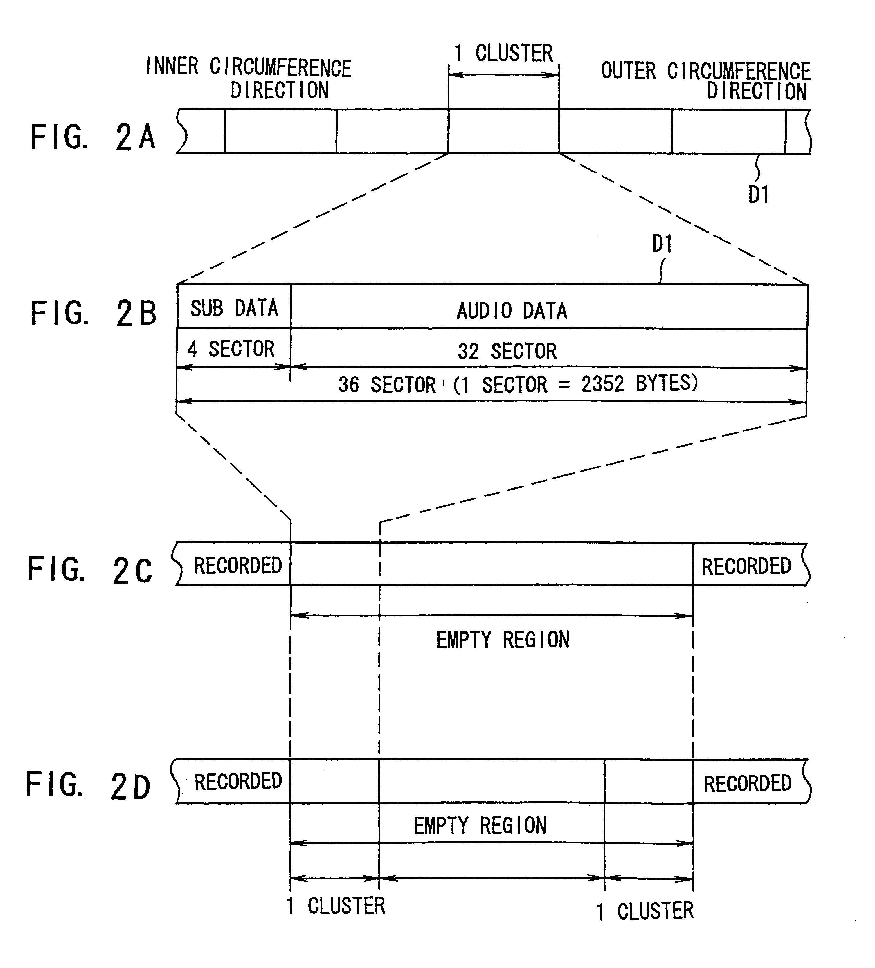 Data erasure preventing method and circuit thereof and optical disc apparatus mounting the same
