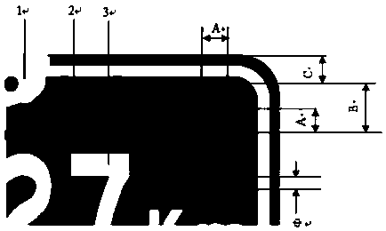 Traffic indicating board capable of reducing wind load