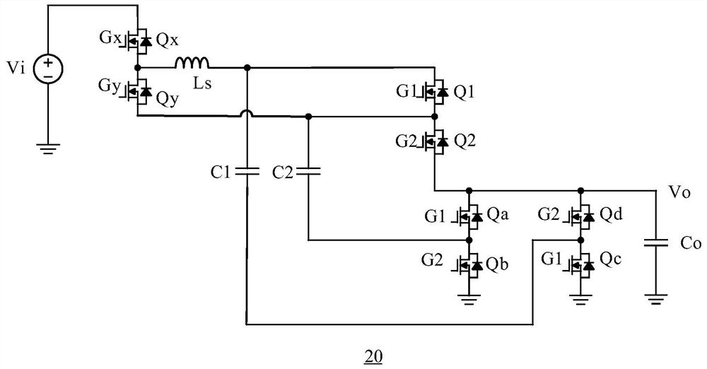 Hybrid power converter and its control method