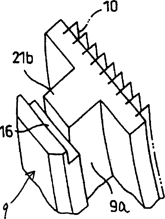 Sealing device for axial flow turbine