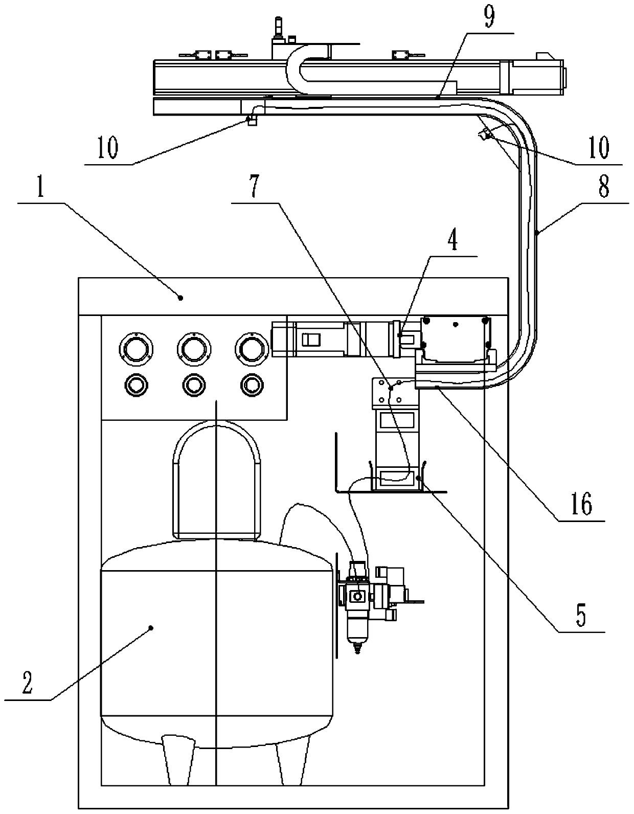 Blowing diffusion device for paper deacidification