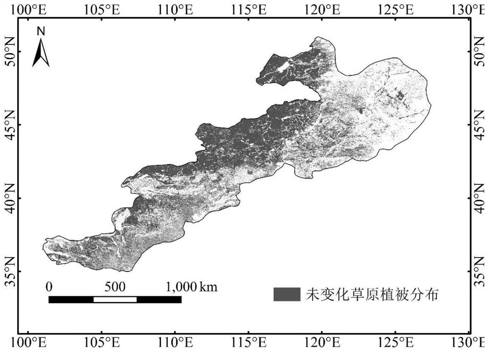 Grassland vegetation coverage estimation and prediction method based on remote sensing