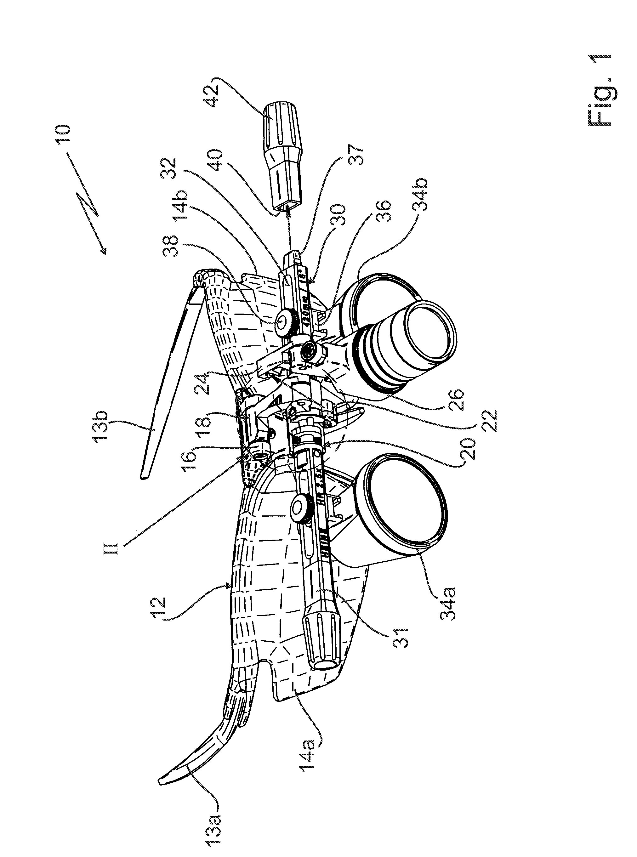 Loupe support system