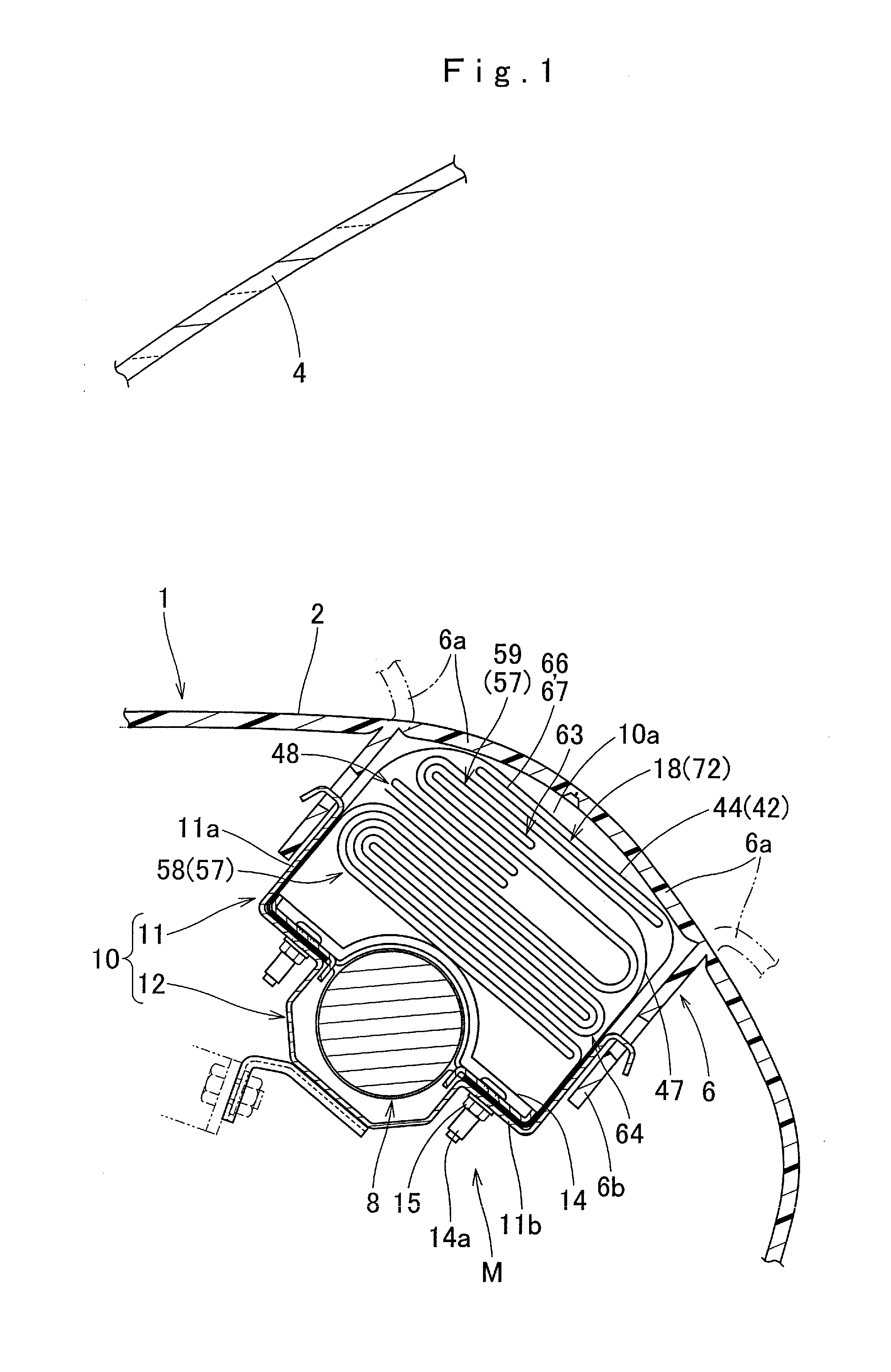 Airbag apparatus for a front passenger's seat