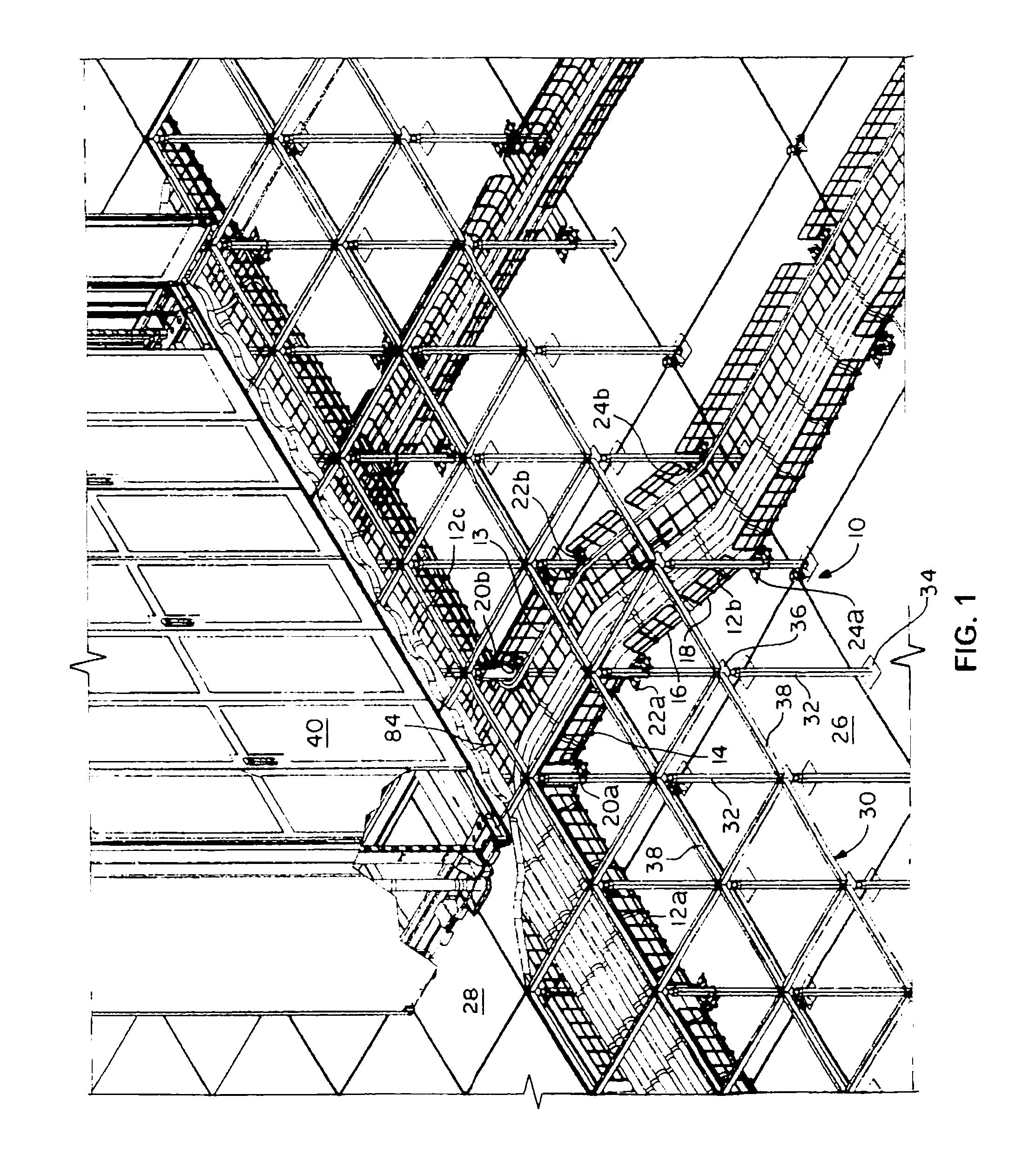 Wire basket pathway system