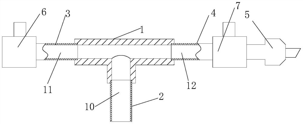 Air leakage silencing method and device for air compressor