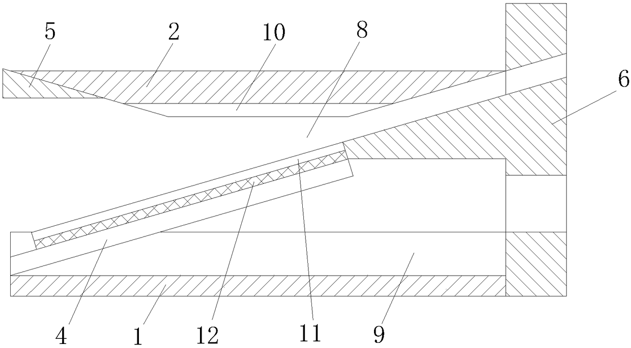 Double feeding device of slicing machine