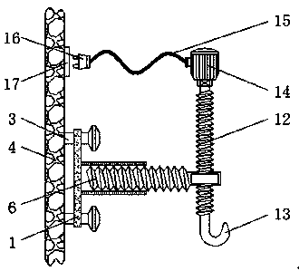 Lifting type fixing placing frame for indoor bicycle capable of being placed in midair