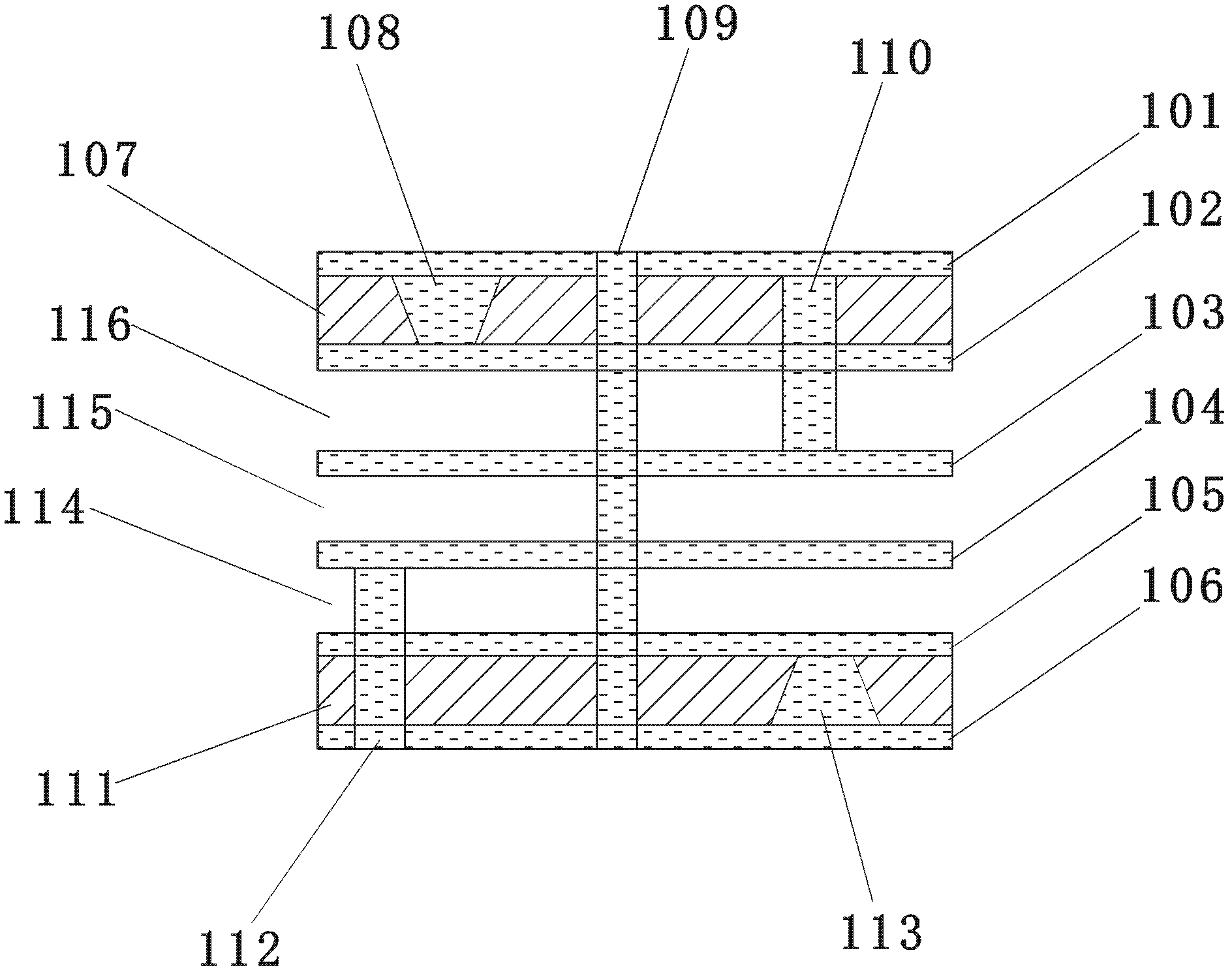 Hexamethylene diisocyanate (HDI) plate with symmetrically pressed structure and manufacturing method thereof