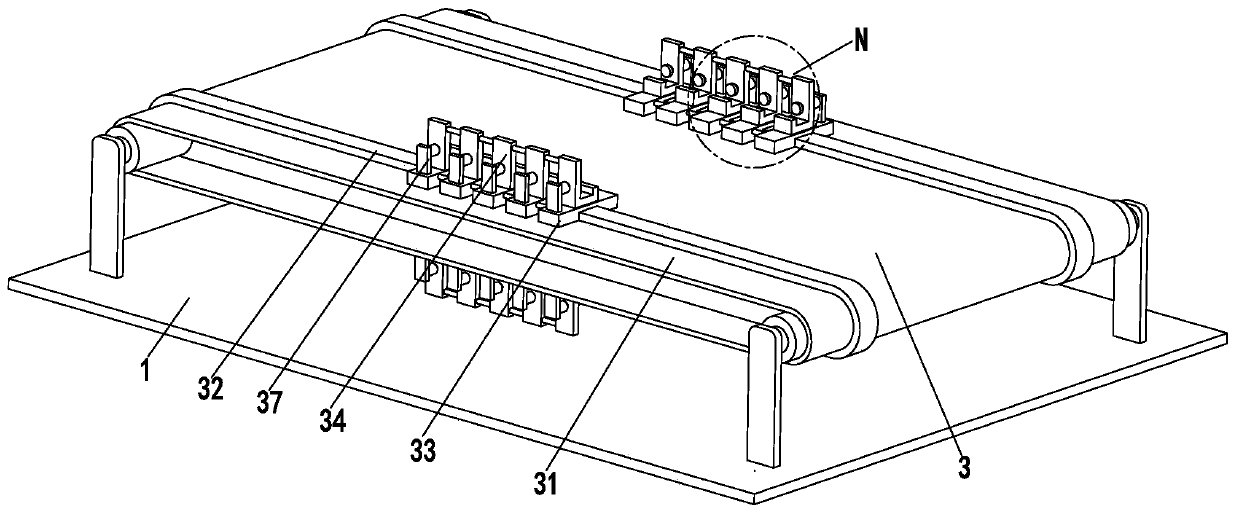 A metal plate wire drawing processing system and the wire drawing process of the system