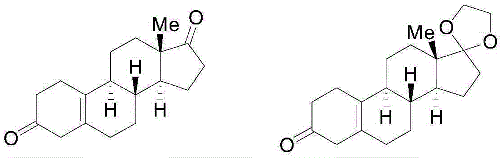 Method for preparing 19-nor-5(10)-androstenone compound