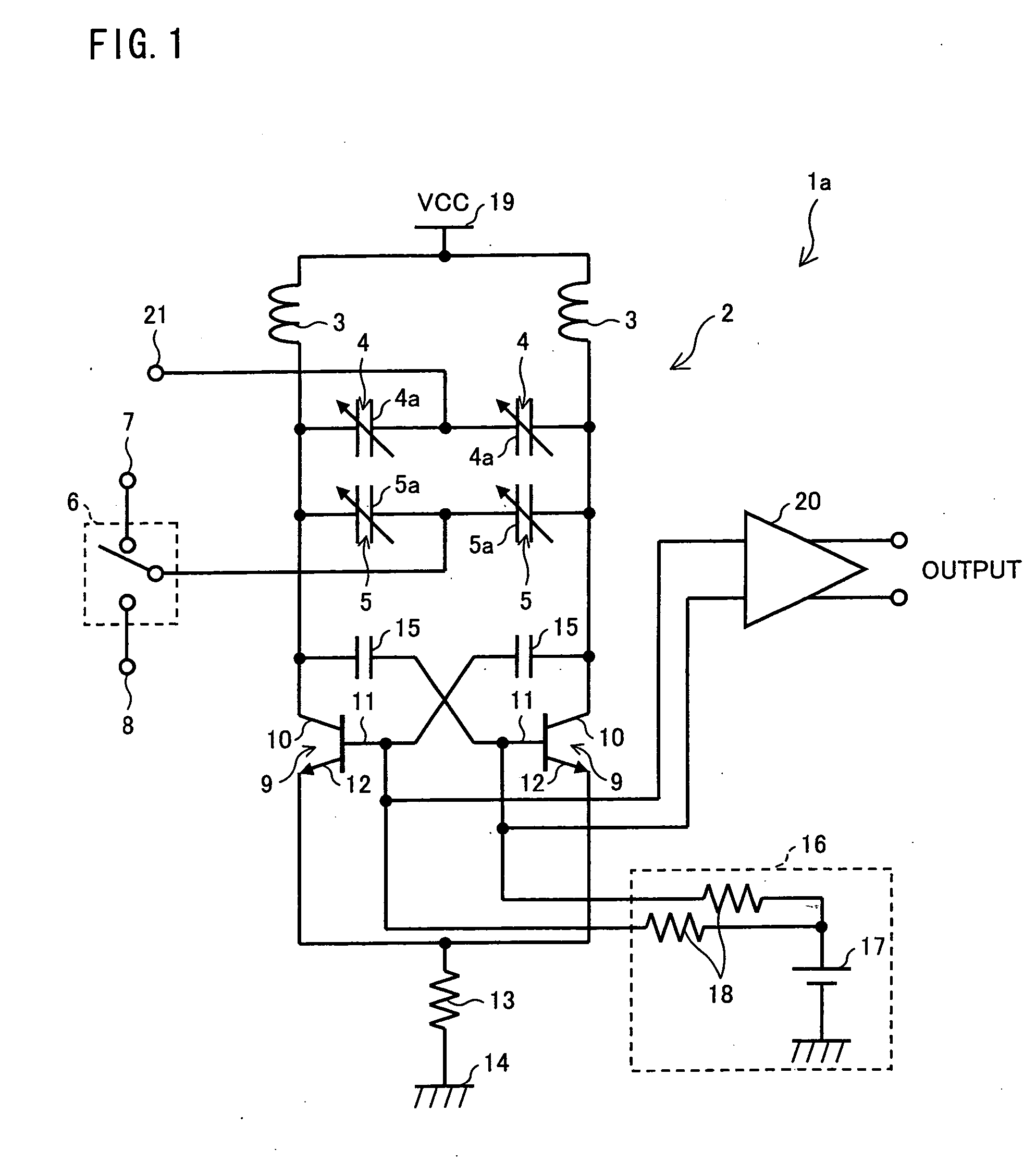 Voltage control oscillator and voltage control oscillator unit