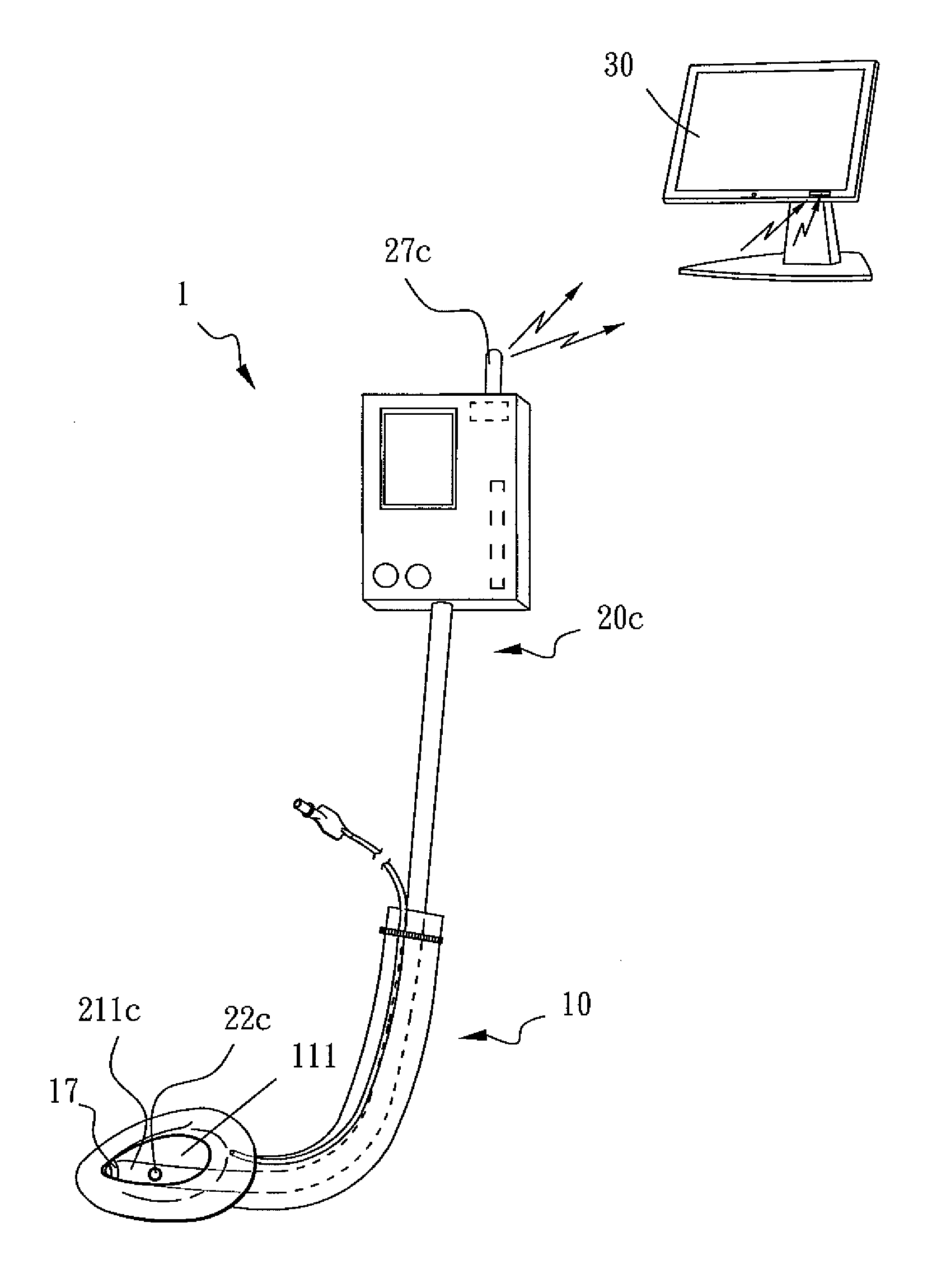 Laryngeal mask airway with a belt, operating piece for controlling the same, and gas supply kit comprising the same
