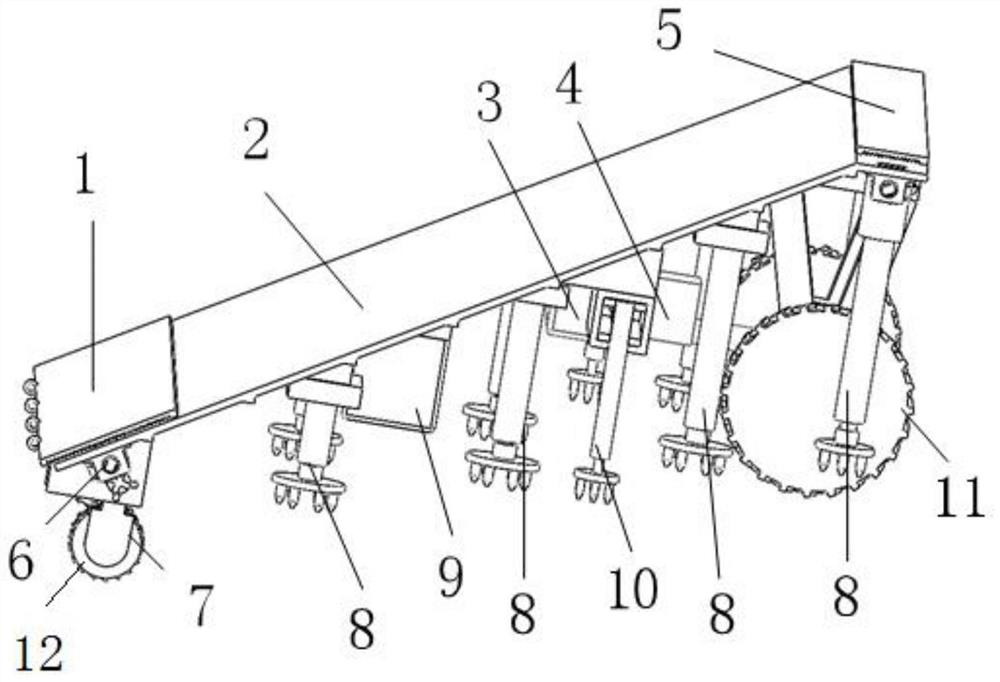 Movable heavy lapping device and lapping method thereof