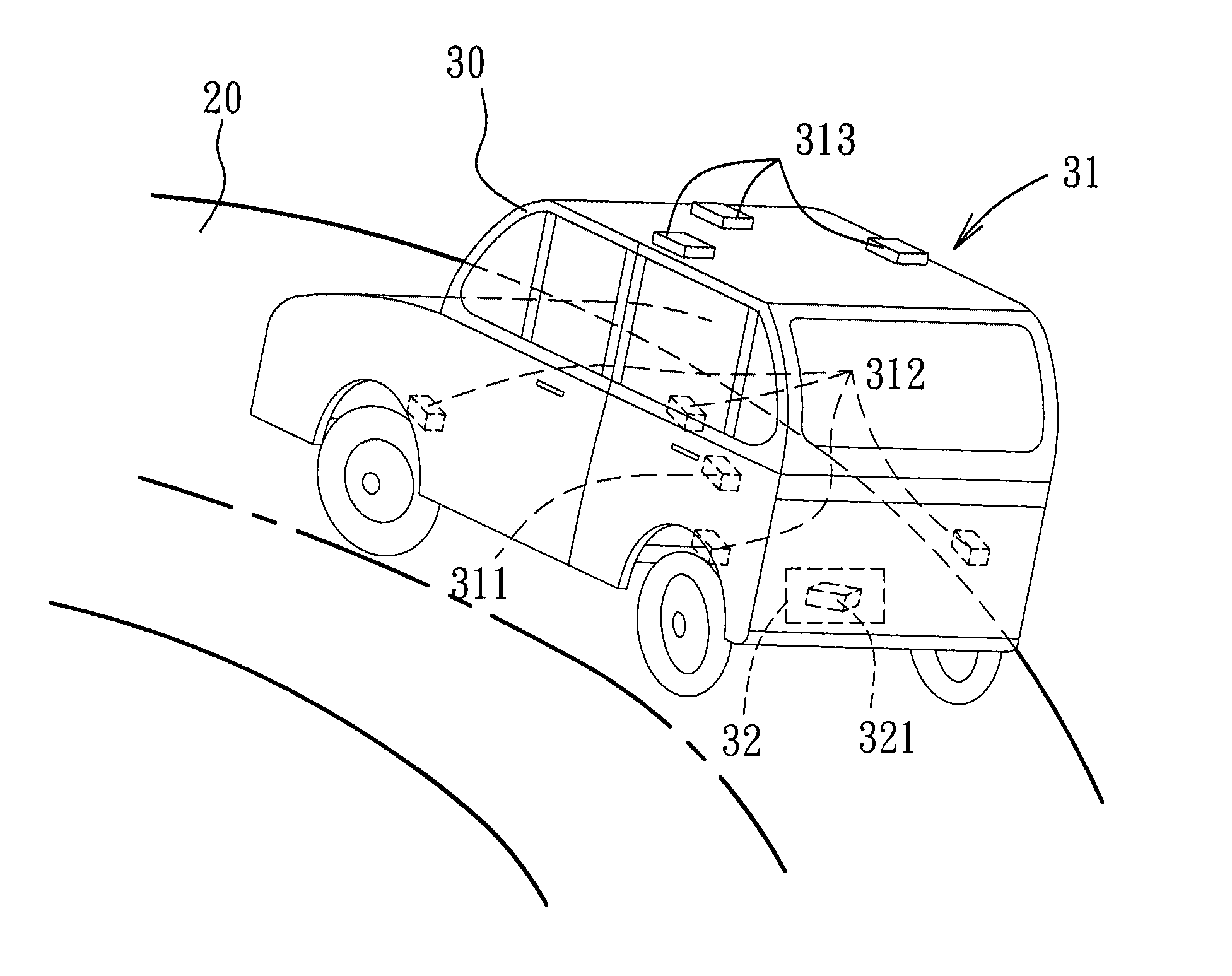 System and method for road angle estimation
