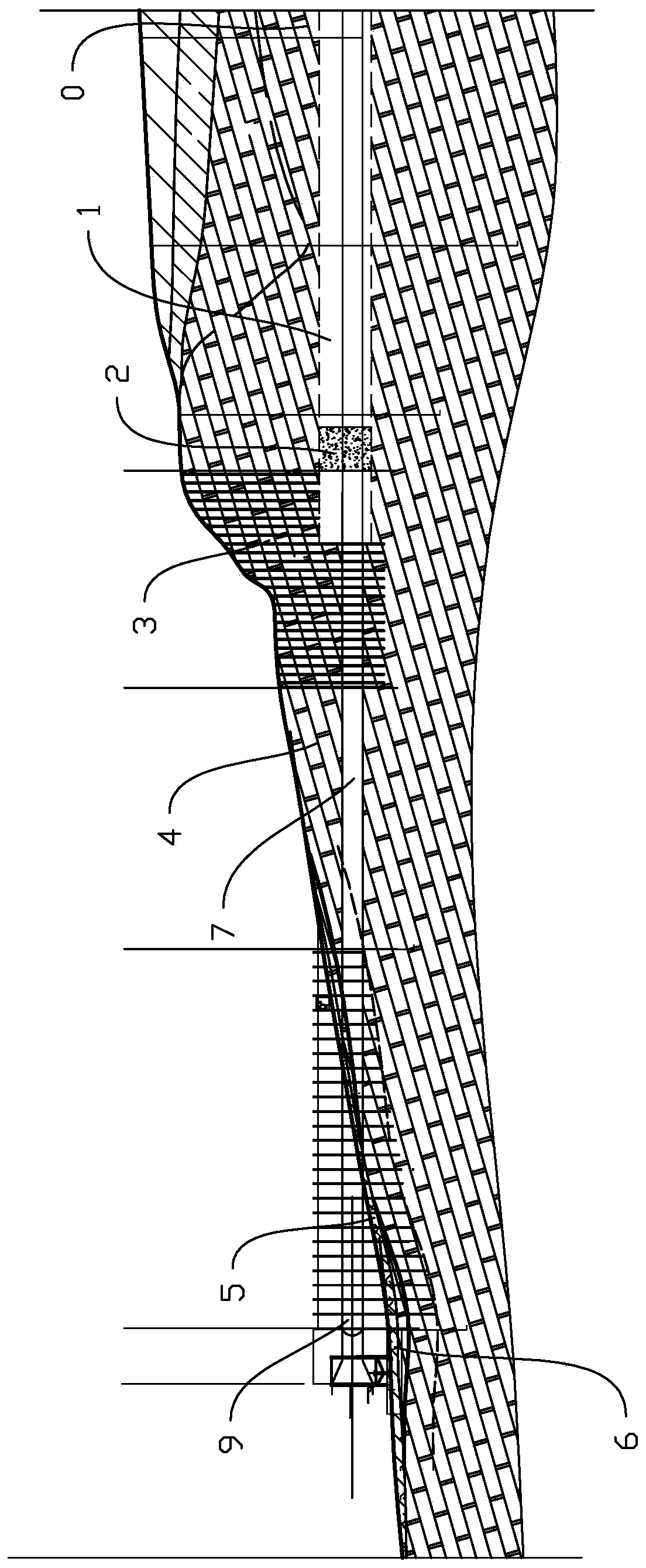 Mounting method for underwater pipeline of water intake channel of water plant