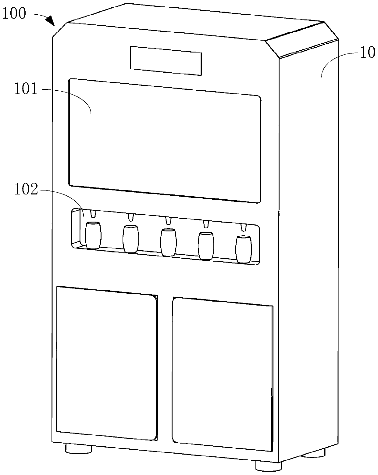 Brewing device and beverage machine