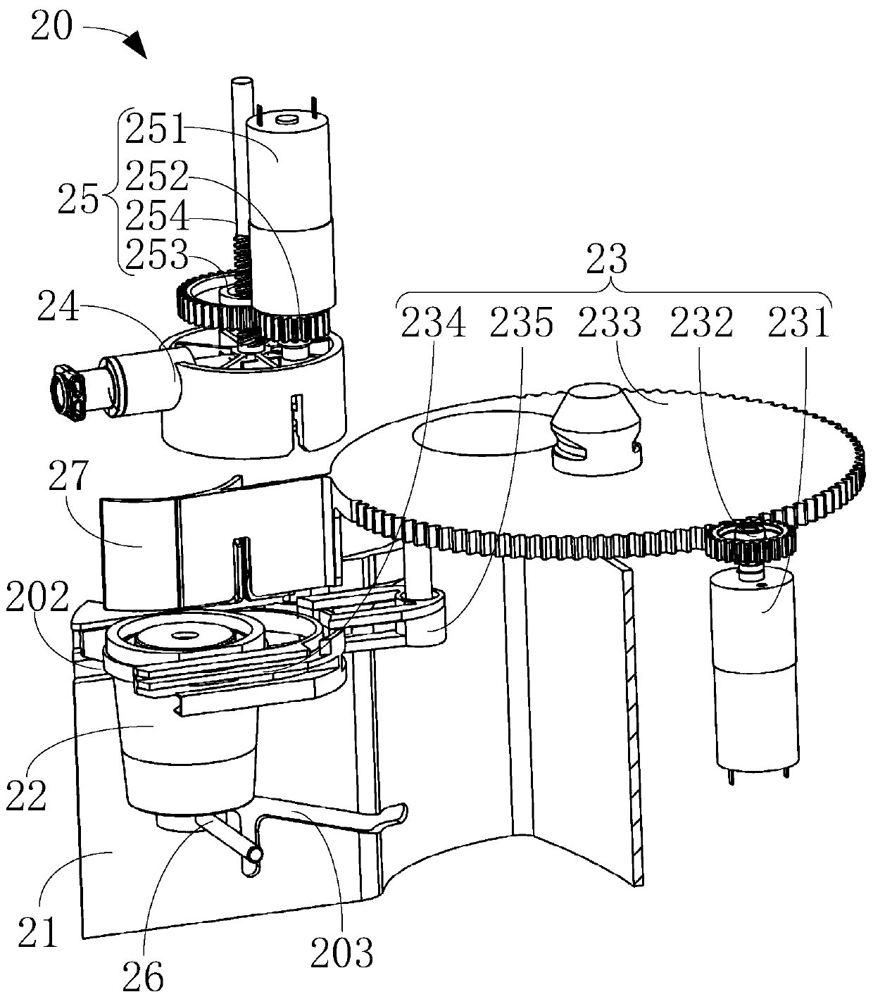 Brewing device and beverage machine