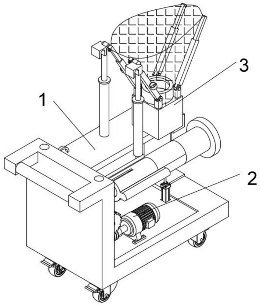 Grid interception recovery type ejection ball serving device for basketball training