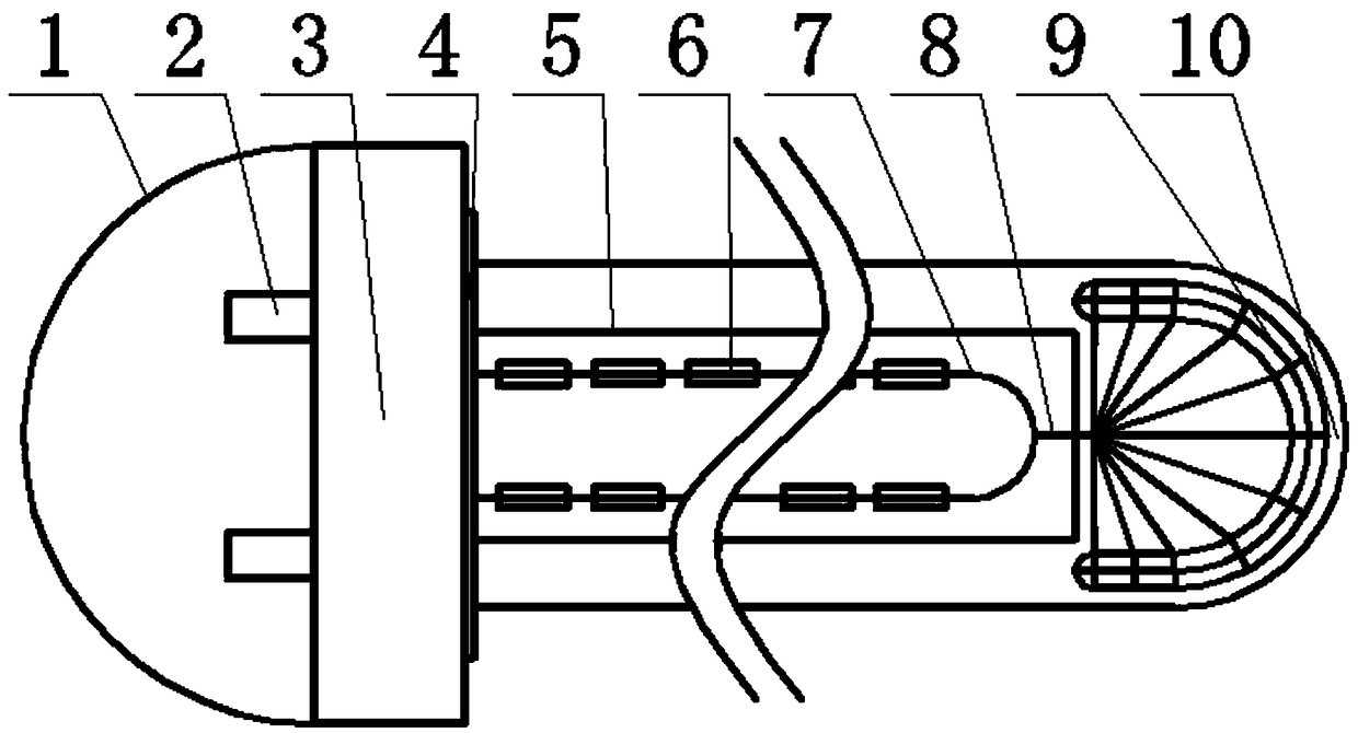 Protective atmosphere encapsulated ceramic sheathed high temperature thermocouple and manufacturing method thereof