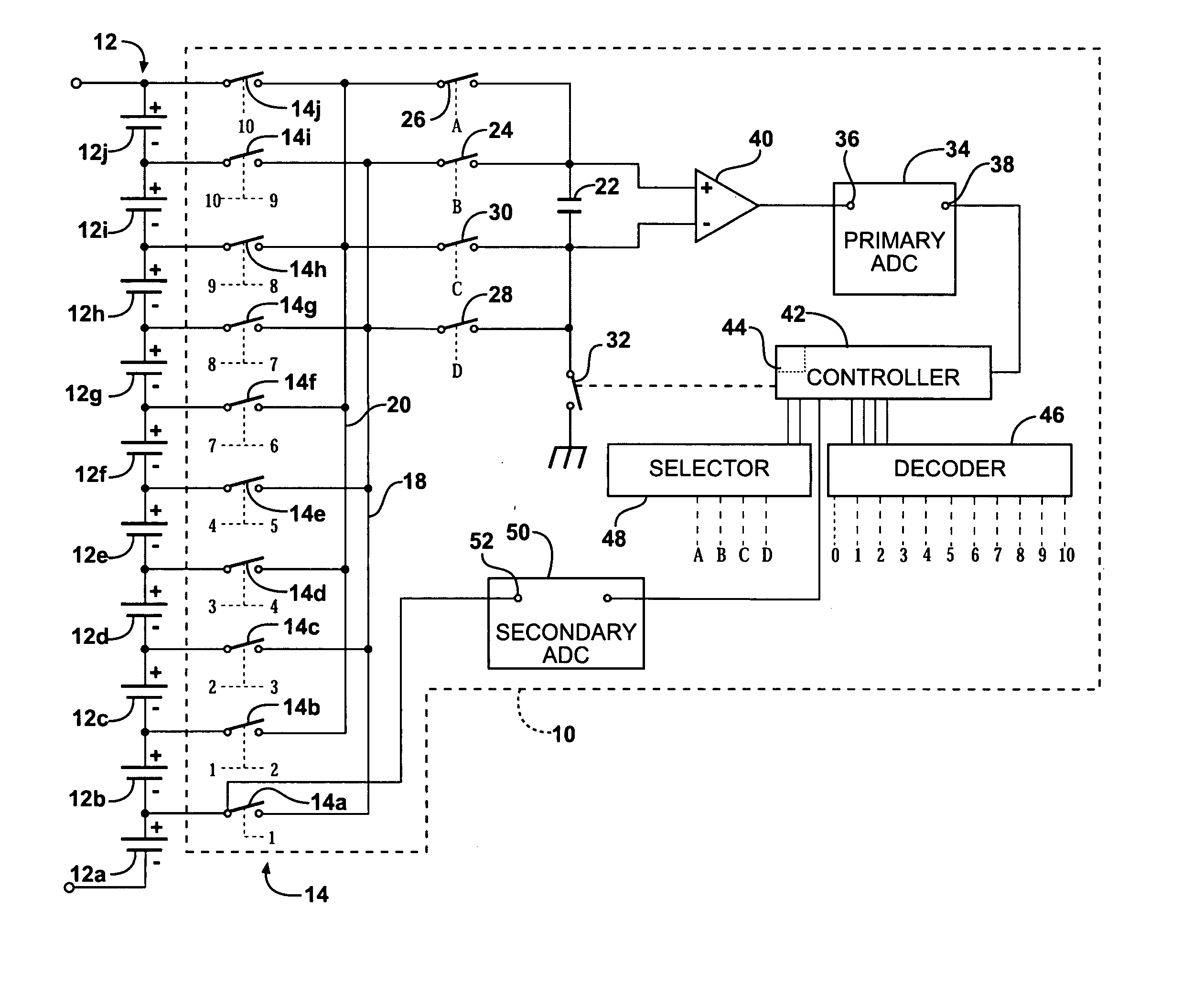 System and Method to Measure Series-Connected Cell Voltages and Verify Measurement Accuracy