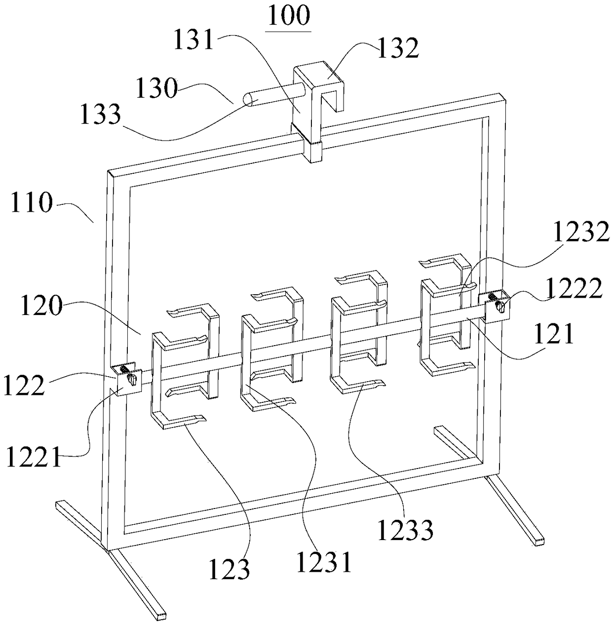 Gradient-color electroplating device and method