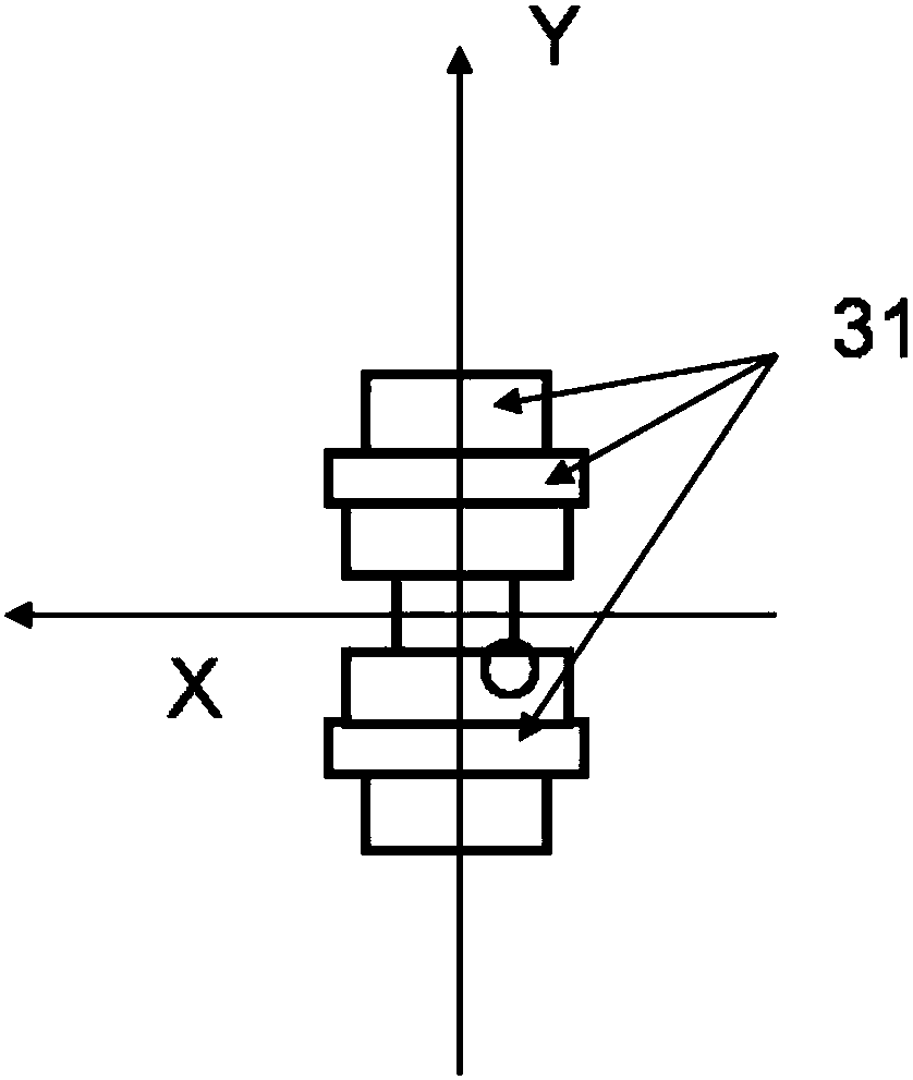 Symmetrical microwave coupling structure