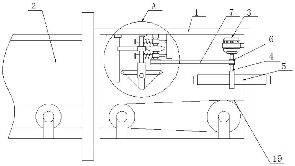 Anti-blocking discharging device and method for agricultural machine elevator