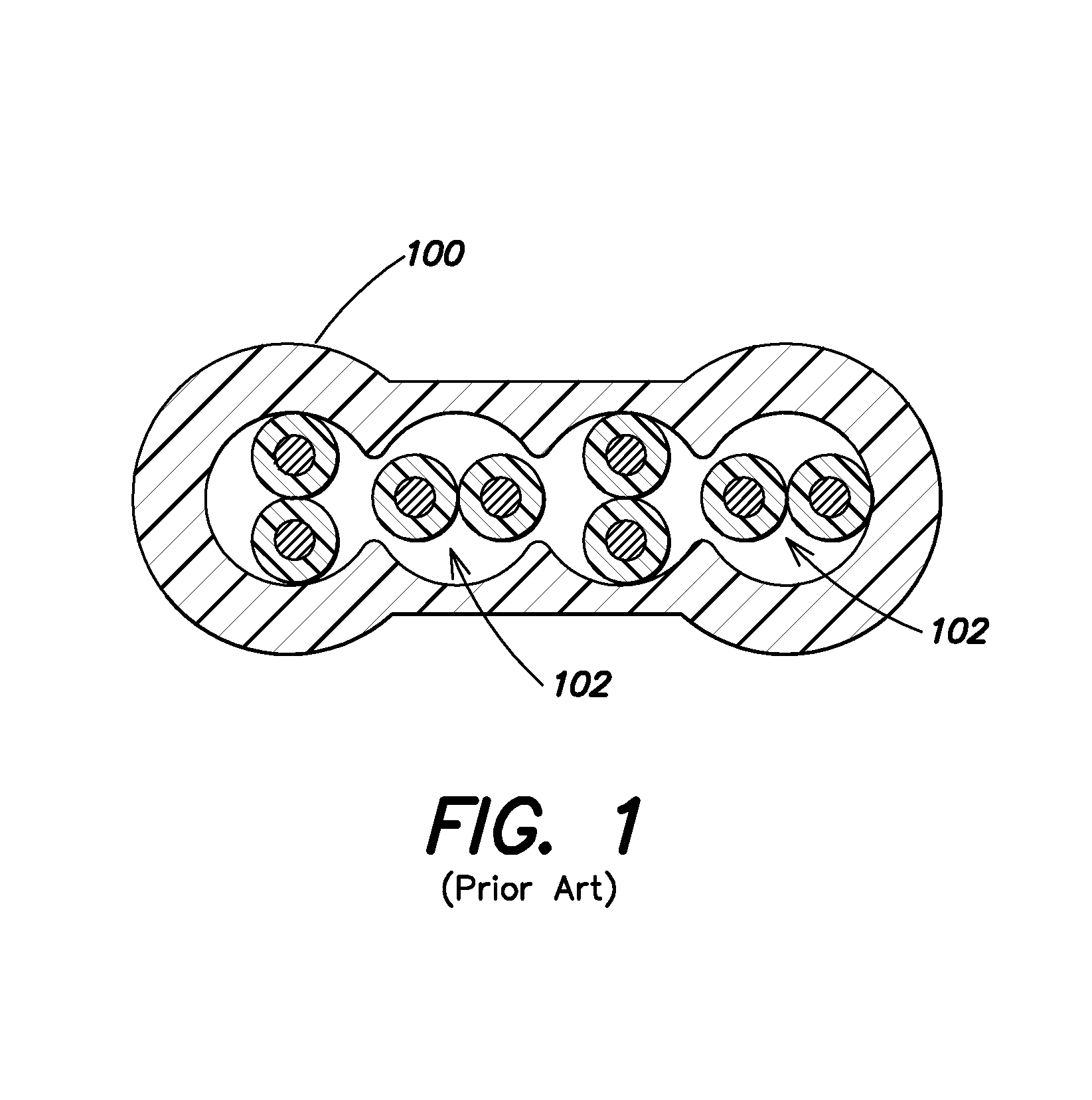 Twisted pair cable having improved crosstalk isolation