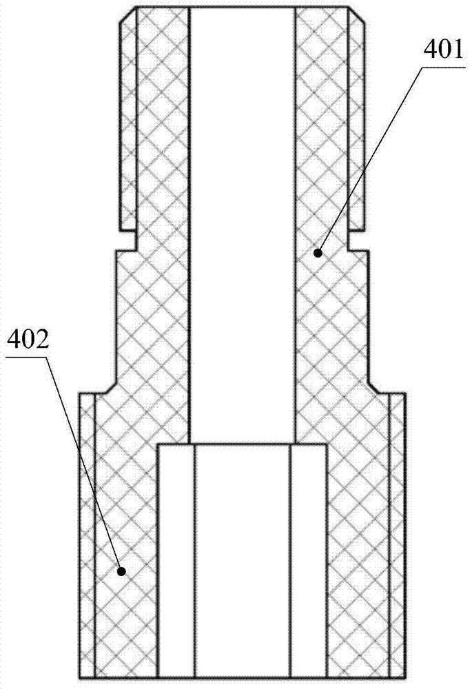 UHF signal lead-out device for equalizing shielding ring in basin type insulator