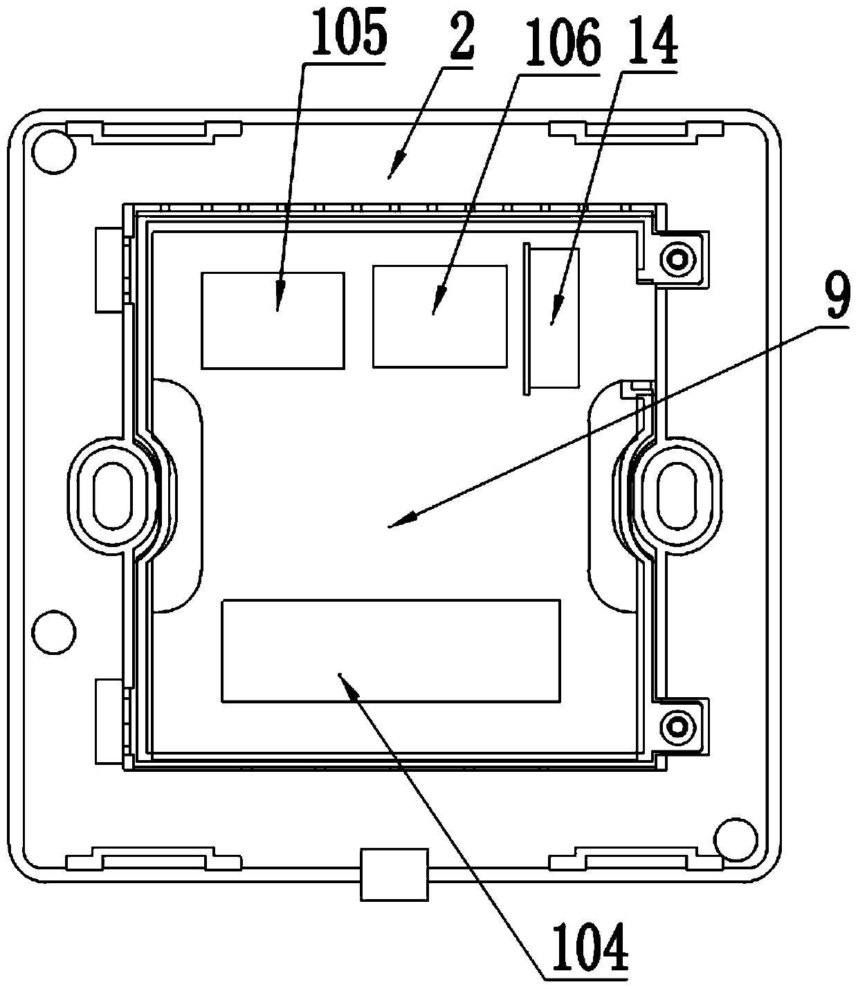 A switch type room temperature controller