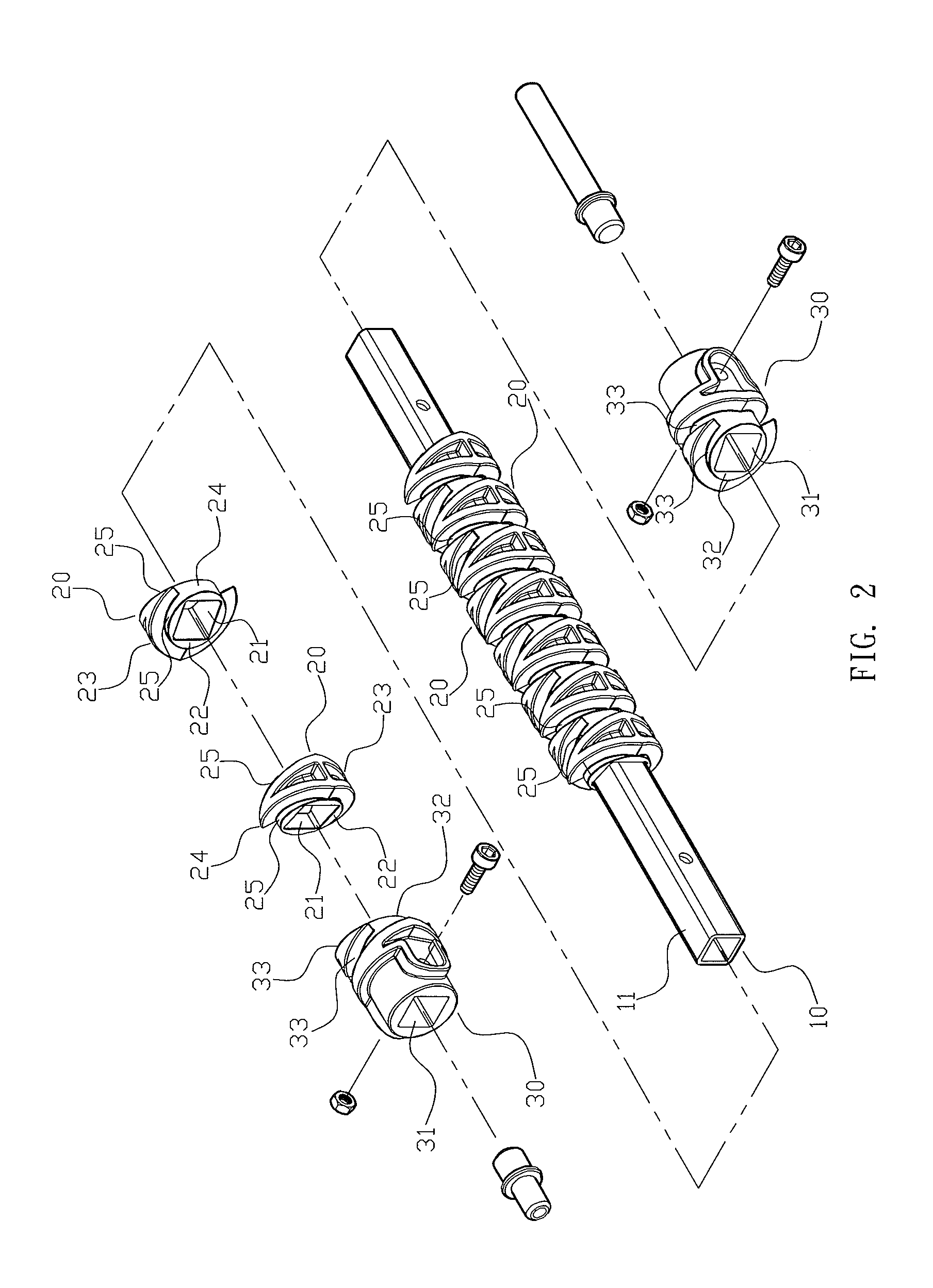 Combination Double Thread Screw